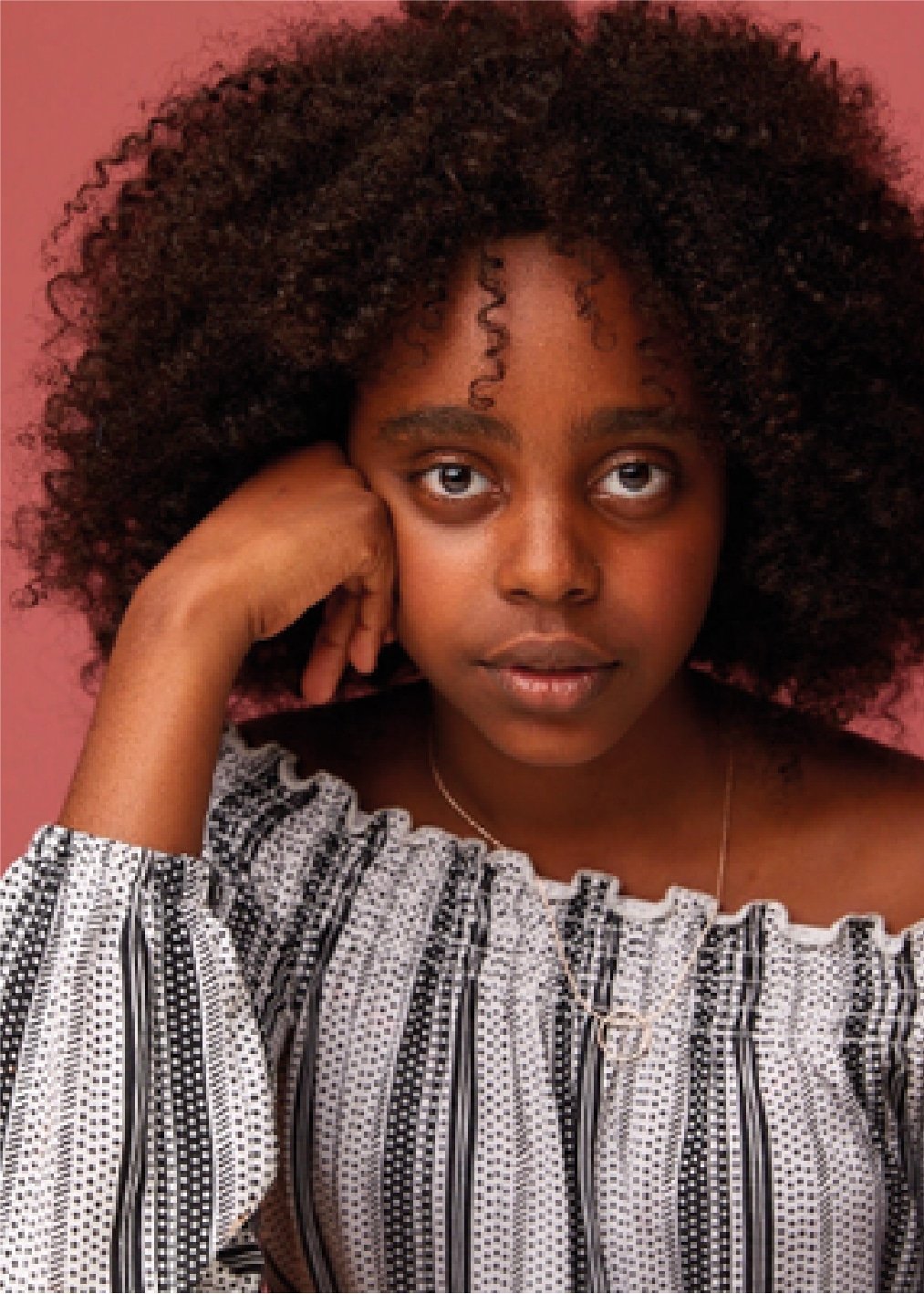 Ritratto dell'attivista Naomi Wadler