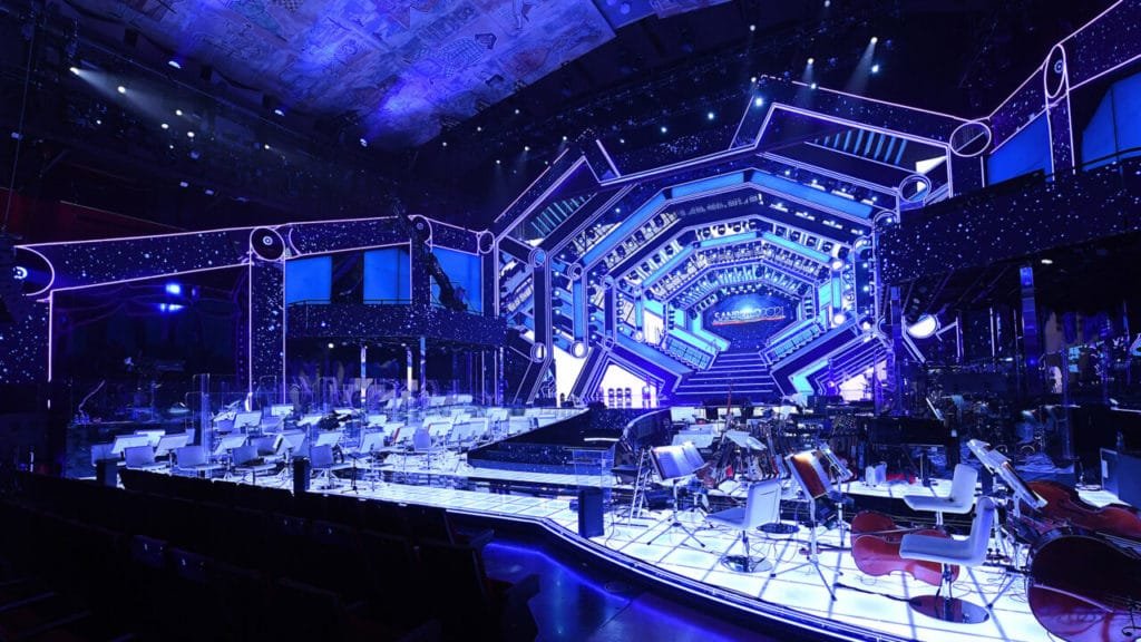 Il palco del Festival di Sanremo 2021