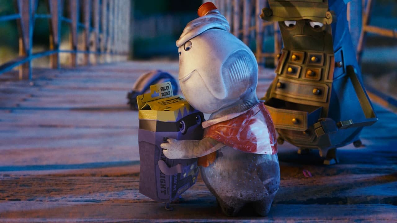 Fotogramma del film d'animazione TRASH