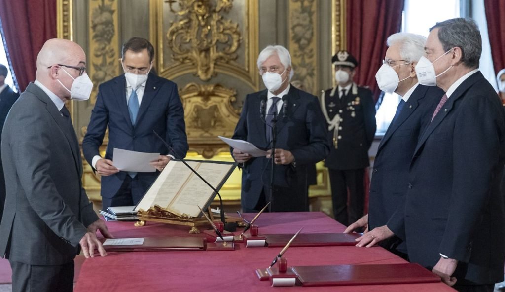 Giuramento del ministro della Transizione ecologica al Quirinale