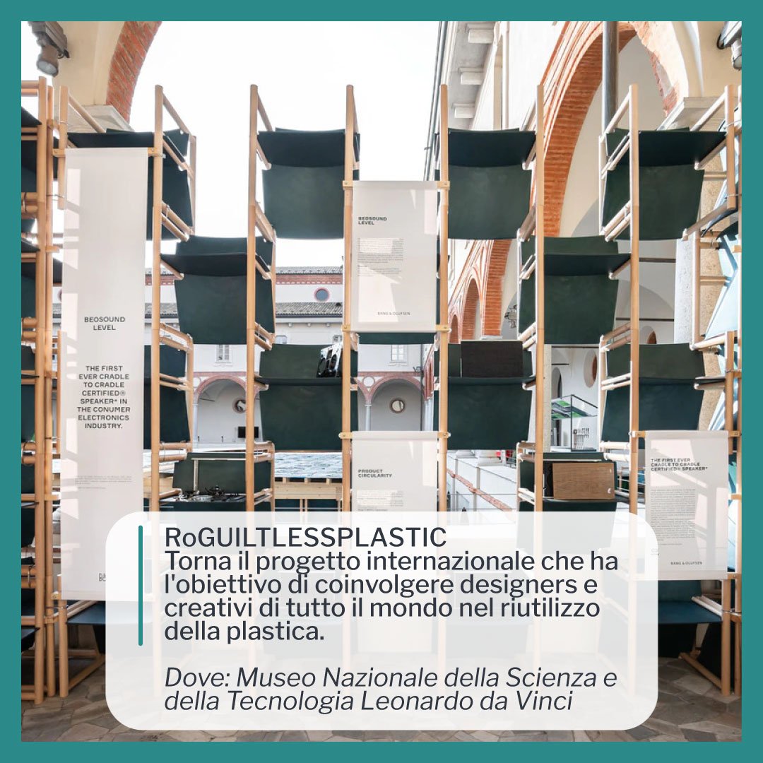 Installazione RoGUILTLESSPLASTIC al Museo Leonardo da Vinci